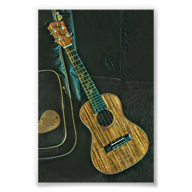 Foto arte de guitarra vintage (Frente)