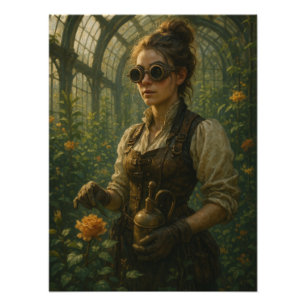 Foto Arte de jardinera victoriana steampunk