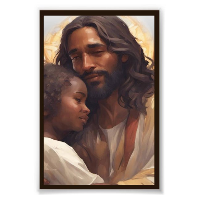 Foto Arte de Jesús y Niño (Frente)