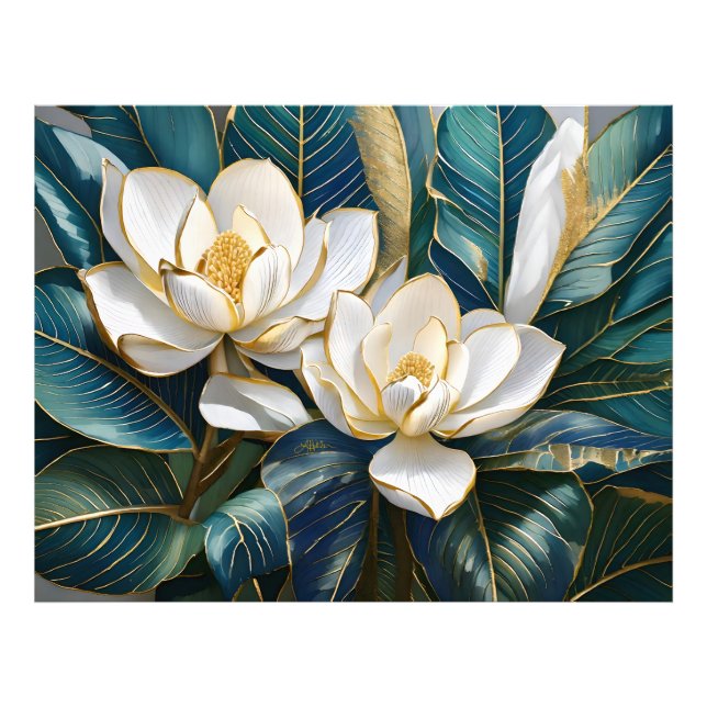 Foto Arte de Magnolia del Sur (Frente)