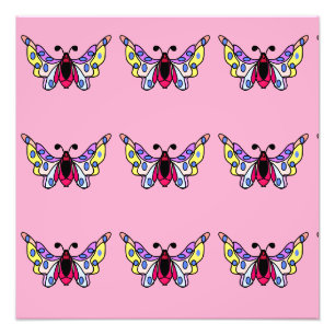 Foto Arte de Mariposa Folk Moderno Vibrante Personaliza
