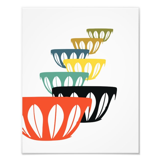 Foto Arte De Mediano Siglo, Impresión Moderna De Median (Frente)