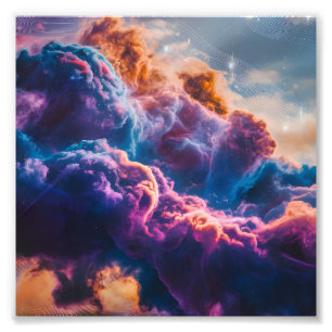 Foto Arte de Nebulosa Espacial Abstracta - Cósmico Colo