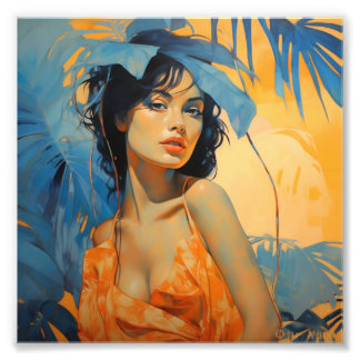Foto Arte de pared boho tropical