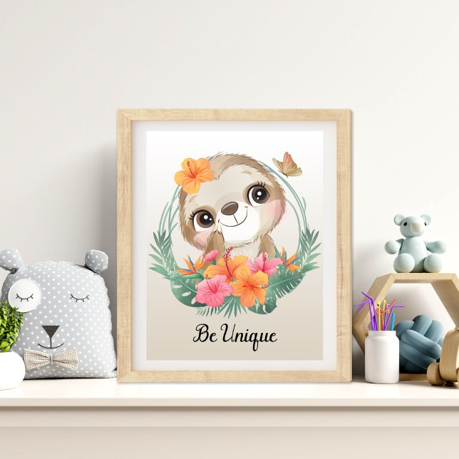 Foto Arte de pared para guardería de animales único (Be Unique Animal Nursery Wall Art)