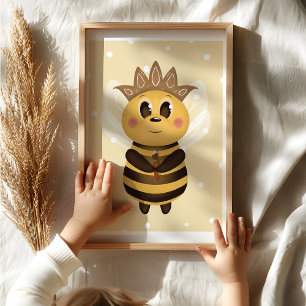 Foto Arte de pared para guardería Reina Abeja