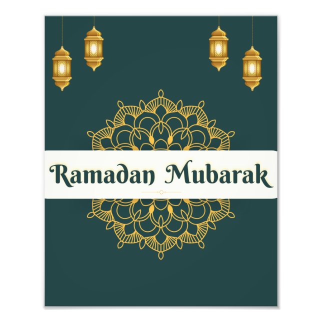 Foto Arte de pared Ramadan Mubarak (Frente)