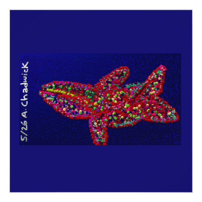Foto Arte de Peces Abstractos (Frente)