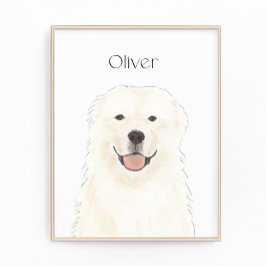 Foto Arte de perro de gran Pirineo personalizado