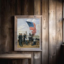 Arte de pintura de la Marina Militar Vintage de Ba