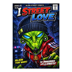 Foto Arte de portada de I Street Love – cómic de aliení