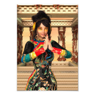 Foto Arte de retrato de fantasía de emperatriz china