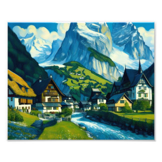 Foto Arte de Suiza Grindelwald