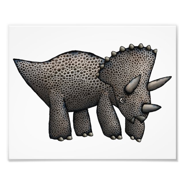 Foto Arte de Triceratops (Frente)