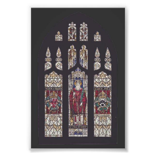 Foto Arte de Vidrio Emplomado de la Catedral de San Pol (Frente)