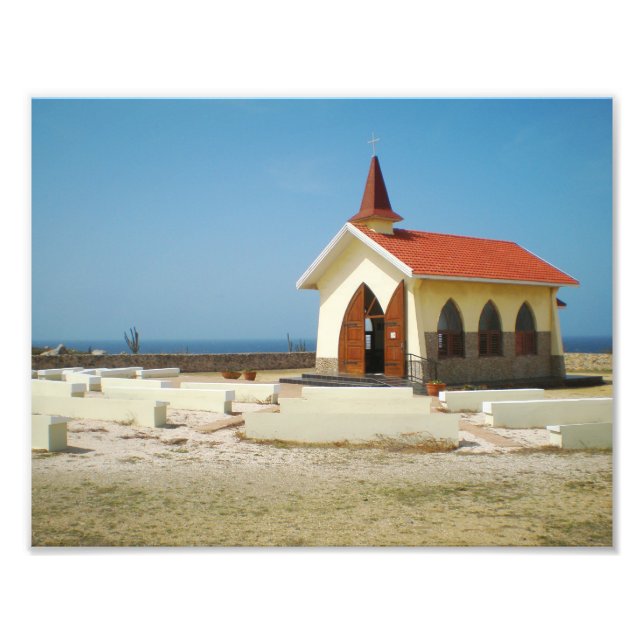 Foto Arte del desierto, arte de la iglesia de la playa  (Frente)