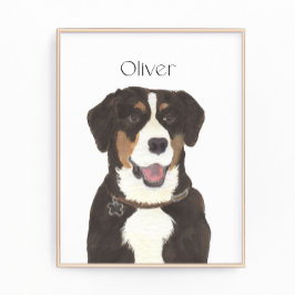 Foto Arte del perro de montaña Entlebucher