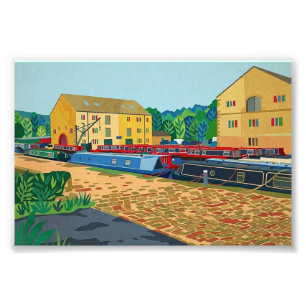 Foto Arte del puerto canal de Sowerby Bridge