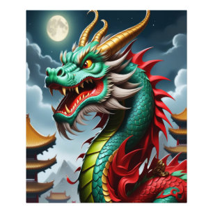 Foto Arte del Zodiaco Chino Año del Dragón Sci-fi Amigo