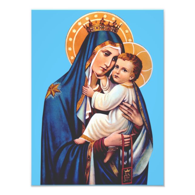 Foto Arte Devocional de Nuestra Señora del Monte Carmel (Frente)