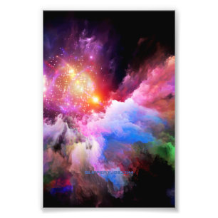 Foto Arte en la nube de SlipperyJoe abstracto vibrante