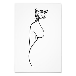 Foto arte en línea mujeres minimalistas de color blanco