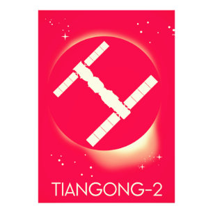 Foto Arte espacial de la estación espacial Tiangong-2 C