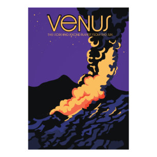 Foto Arte espacial del planeta Venus