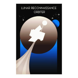 Foto Arte espacial orbital de reconocimiento lunar