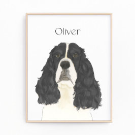 Foto Arte español de Black & White English Springer