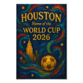 Foto Arte expresionista de la Copa Mundial de Houston e