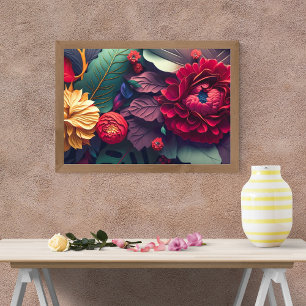 Foto Arte floral colorido