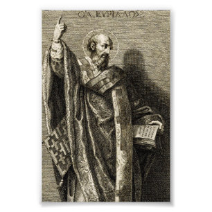 Foto Arte gráfico sagrado de San Cirilo de Jerusalén