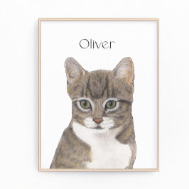 Foto Arte grisáceo personalizado de gatos en tablas