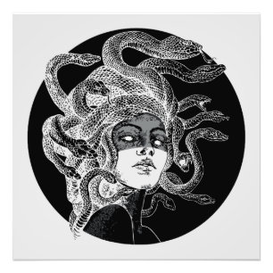 Foto Arte Hipnotizante de Medusa