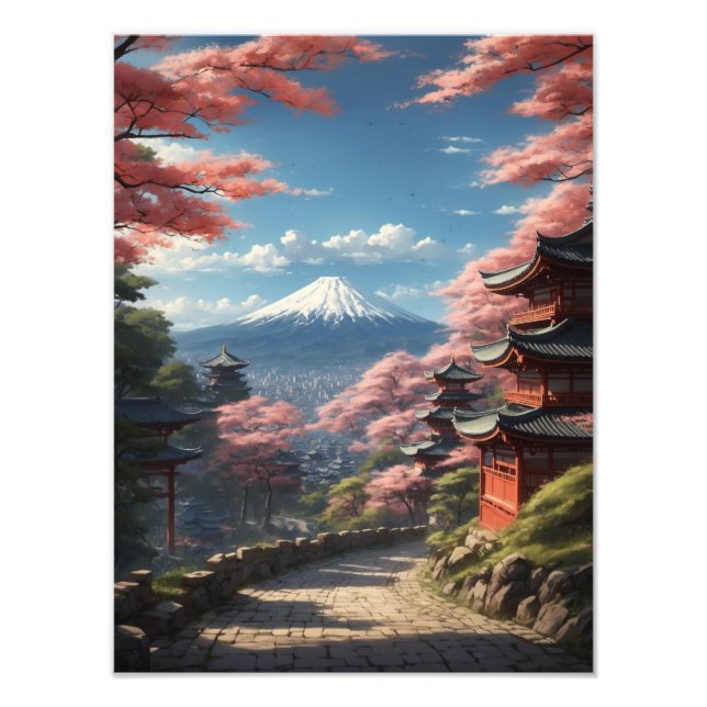 Foto Arte Ilustracion de Japón #1 (Frente)