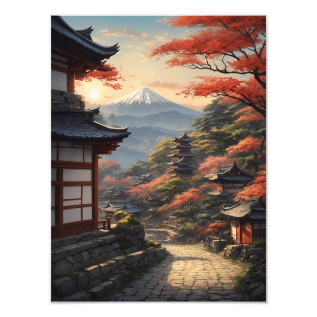 Foto Arte Ilustracion de Japón #4 (Frente)