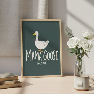 Foto Arte minimalista moderno de maternidad Mama Goose