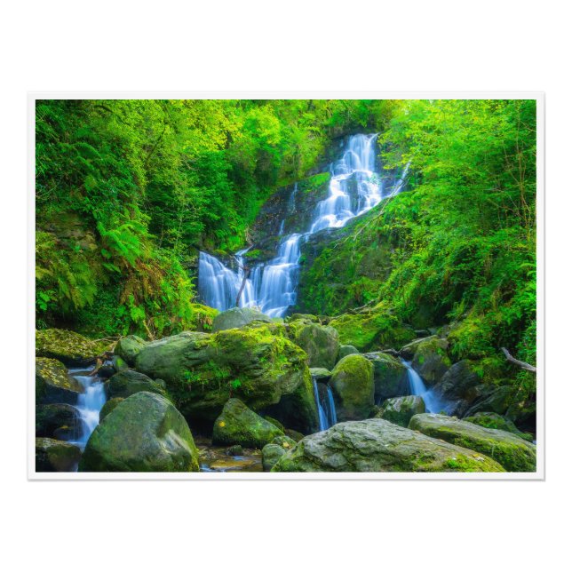 Foto Arte mural de la cascada de Torc | Parque Killarne (Frente)