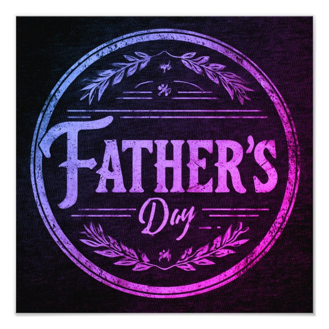 Foto Arte mural del día del padre (Frente)