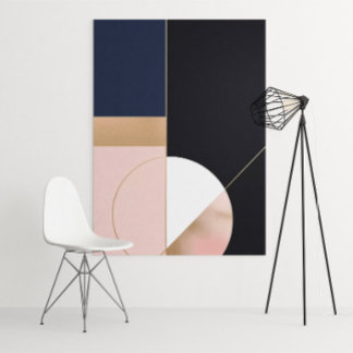 Foto Arte mural minimalista abstracto moderno