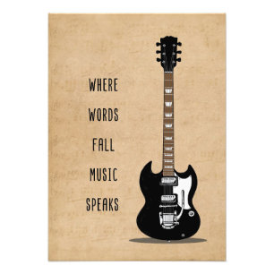 Foto Arte musical donde las palabras caen la música hab