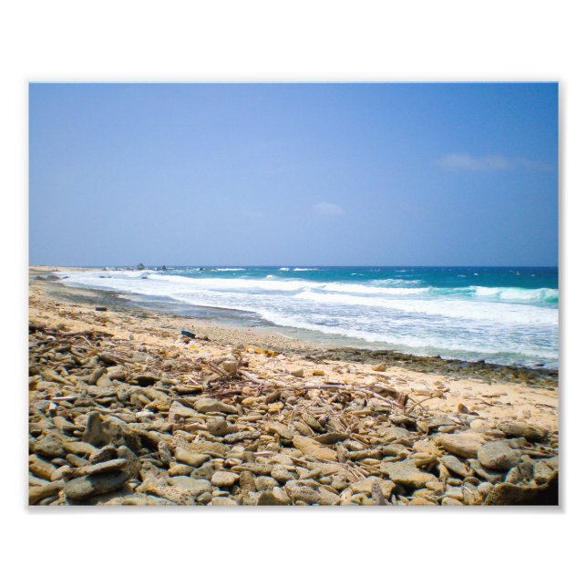 Foto Arte paisajístico de playa tropical, arte de playa (Frente)