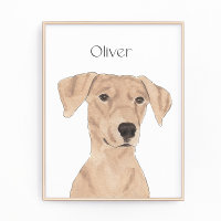 Arte Pinscher alemán de Tan personalizado