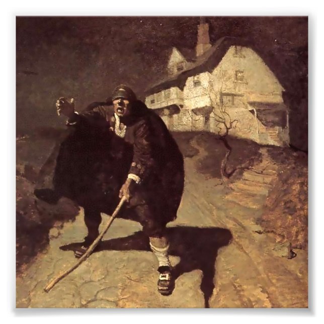 Foto Arte pirata “Blind Pew” de NC Wyeth (Frente)