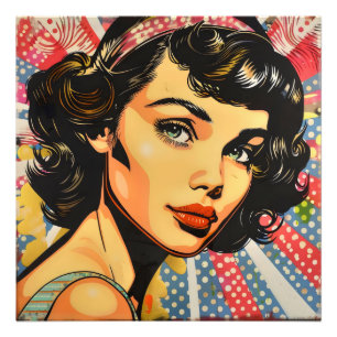 Foto Arte Pop Chica Bonita