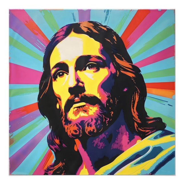 Foto Arte pop de Jesucristo (Frente)