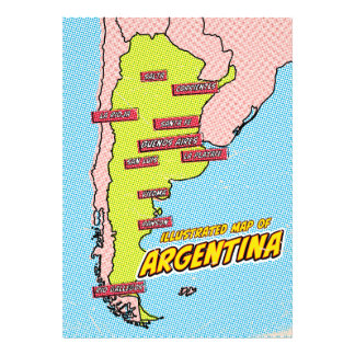 Foto Arte pop ilustra Argentina