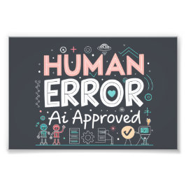 Foto Arte Robótico Aprobado por IA con Error Humano