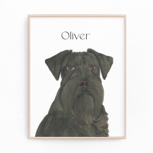 Foto Arte Schnauzer negro personalizado (Subido por el creador)